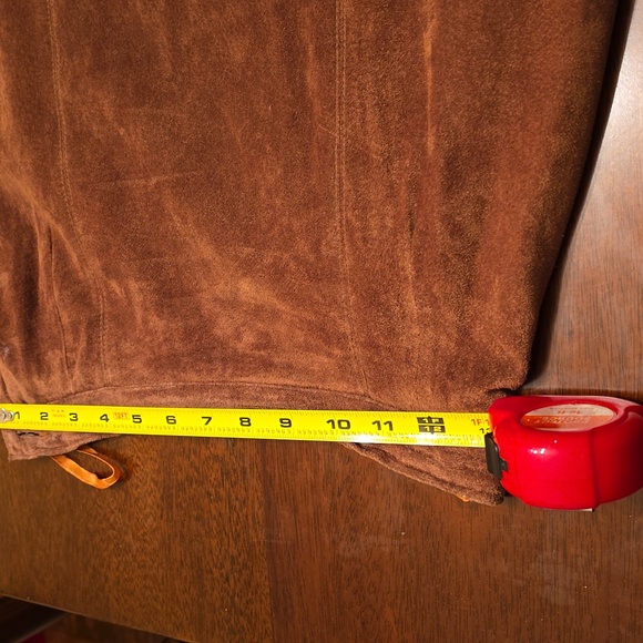 Vintage 2000's Etosha Butternut Suede Maxi Skirt Size Medium - Picture 6 of 10